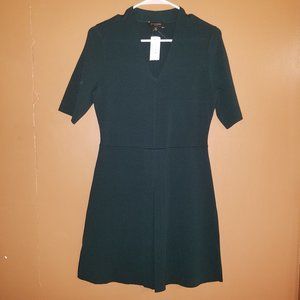 $119 ANN TAYLOR XXSP GREEN V-NECK DRESS NWT